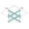 ALUTRUSS BILOCK BQ2-PAC41V 4-Weg Kreuz