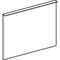 GE Schubladenfront Platin zu iCon WTU 840054