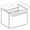 Geberit Waschtischunterschrank MYDAY 540x410x430mm Lack weiß hochglanz