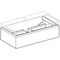 Geberit Waschtischunterschrank XENO² 880x220x462mm Lack hochglänzend/weiß