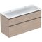 Geberit Waschtischunterschrank iCon 1200x630x480mm m Möbel-WT KT Eiche/Griff