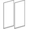 Geberit Tür Set für Spiegelschrank Option Plus 600mm