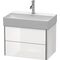 Duravit WTU COMPACT XSQUARE 397x584x390mm taupe supermatt