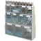 Klarsichtmagazin H353xB600xT306mm 2 x F Ku.blau LOCKWEILER