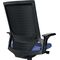 Bürodrehstuhl m.Autosynchrontechnik blau 420-550mm m.Lehnen Trgf.110kg TOPSTAR