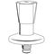 Grohe Oberteil Mark. B/R 1/2" f UP-Ventile 1/2" chr