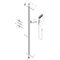 HG Brauseset RAINDANCE SELECT S 150 3jet Brausestange Unica 900mm weiß/chrom