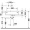 Duravit Universalbecken SCOLA m ÜL HLB 615x460mm 1 HL Be links weiß