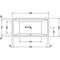 Duravit Rechteck-Badewanne STARCK 1800x900mm, 2 Rückenschrägen weiß