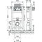 Schell WC-Montagemodul MONTUS 820 C m UP-Spülkasten 15 cm