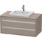Duravit Waschtischunterbau KETHO 550x1000x496mm basalt matt