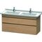 Duravit Waschtischunterbau DURASTYLE 470x1200x618mm eur. Eiche/europäische Ei
