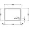 Duravit Rechteck-Duschwanne STARCK SLIML mit Antislip 1200x900x55mm weiß
