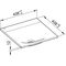 Keuco Keramik-Waschtisch EDITION 11 438x12x438mm o HL-boh we