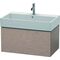 Duravit Waschtischunterbau L-CUBE 394x784x459mm eiche kaschmir