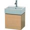 Duravit Waschtischunterbau L-CUBE 400x434x341mm Ans rechts eiche gebürstet