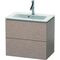 Duravit WT-Unterbau L-CUBE Compact 550x620x391mm eiche kaschmir