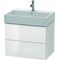 Duravit Waschtischunterbau L-CUBE 544x684x459mm weiß hochglanz