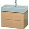 Duravit Waschtischunterbau L-CUBE 544x784x459mm eiche gebürstet