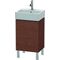 Duravit Waschtischunterbau L-CUBE 593x434x341mm Ans li amerik nussbaum