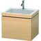 Duravit Waschtischunterbau L-CUBE m WT Vero Air 500x600x480mm 1 HL medi Ei