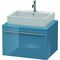 Duravit Konsolenunterschrank X-LARGE 440x700x548mm stone blue hochglanz