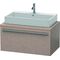 Duravit Konsolenunterschrank X-LARGE 440x900x548mm eiche kaschmir