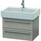 Duravit Waschtischunterbau X-LARGE 443x650x448mm eiche kaschmir