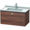 Duravit Waschtischunterbau BRIOSO Griff chrom 452x820x469mm nussbaum natur
