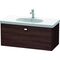 Duravit Waschtischunterbau BRIOSO Gri chrom 452x1020x469mm kastanie dunkel