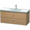 Duravit Waschtischunterbau BRIOSO Griffe chr 561x1220x479mm europ. eiche