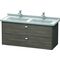 Duravit Waschtischunterbau BRIOSO Griffe chrom 563x1220x469mm pine terra