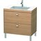 Duravit Waschtischunterbau BRIOSO 701x800x480mm m WT Vero Air Gri chr 1 HL