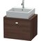 Duravit Konsolenunterschrank BRIOSO Gri chrom 442x620x480mm kastanie dunkel