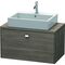 Duravit Konsolenunterschrank BRIOSO Griff chrom 442x820x480mm pine terra