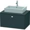 Duravit Konsolenunterschrank BRIOSO Griff chrom 442x820x550mm graphit matt