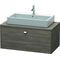 Duravit Konsolenunterschrank BRIOSO Griff chrom 442x1020x550mm pine terra