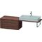 Duravit Konsolenunterschrank L-CUBE 400x820x477mm nussbaum dunkel
