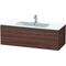 Duravit Waschtischunterbau L-CUBE 1220x481x400mm nussbaum dunkel