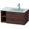 Duravit Waschtischunterbau L-CUBE 400x820x481mm Be rechts nussbaum dunkel