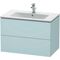 Duravit Waschtischunterbau L-CUBE 820x481x550mm lichtblau matt