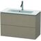 Duravit WTU Compact L-CUBE 550x820x391mm leinen