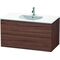 Duravit Waschtischunterbau L-CUBE 534x1020x550mm nussbaum dunkel
