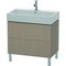 Duravit Waschtischunterbau L-CUBE 582x784x459mm leinen