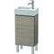 Duravit Waschtischunterbau L-CUBE 582x364x241mm Anschlag links pine silver