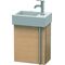 Duravit Waschtischunterbau VERO AIR 436x364x211mm Ans links eiche gebürstet
