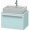 Duravit Konsolenunterschrank X-LARGE 440x700x478mm lichtblau matt