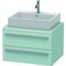 Duravit Konsolenunterschrank X-LARGE 440x700x548mm lichtblau matt