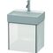 Duravit Waschtischunterbau XSQUARE 397x434x340mm Türansch re weiß hochglanz