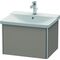 Duravit Waschtischunterbau XSQUARE 405x610x473mm basalt matt